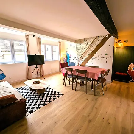 Apartamento Le Reve D'Alice Meaux Exterior foto